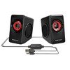 Kompiuterio kolonėlės Mars Gaming MS1 Stereo Multimedia Desktop Speakers / 2x 5W / 3.5mm Audio / USB Power