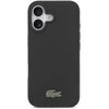 Lacoste Iconic Petit Pique MagSafe dėklas + Wallet skirtas Apple iPhone 17 juodos spalvos