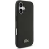 Lacoste Iconic Petit Pique MagSafe dėklas + Wallet skirtas Apple iPhone 17 juodos spalvos