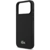 Dėklas Lacoste Iconic Petit Pique MagSafe Case + Wallet for Apple iPhone 17 Pro Max juodos spalvos