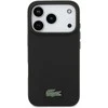 Lacoste Iconic Petit Pique MagSafe dėklas + Wallet skirtas Apple iPhone 17 Pro juodos spalvos