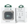Lacoste Liquid Silicone Croc Logo dėklas skirtas Apple AirPods 4 juodos spalvos