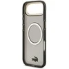Lacoste PC/TPU Frosted Finish Gold Logo MagSafe dėklas skirtas Apple iPhone Air juodos spalvos