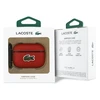 Lacoste Petit Pique Croc Logo Patch dėklas skirtas AirPods Pro 3 raudonos spalvos