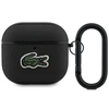 Lacoste Petit Pique Croc Logo Patch dėklas skirtas AirPods 4 juodos spalvos