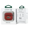Lacoste Petit Pique Croc Logo Patch dėklas skirtas AirPods 4 raudonos spalvos