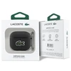 Lacoste Petit Pique Croc Logo Patch dėklas skirtas AirPods 4 juodos spalvos