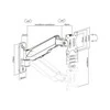 Multibrackets MB-0013 TV sieninis pasukamas laikiklis televizoriams iki 32" / 1-8kg