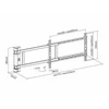„Multibrackets MB-2642“ motorizuotas televizoriaus laikiklis su nuotolinio valdymo pultu, skirtas 75 colių / 45 kg televizoriams