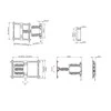Laikiklis Multibrackets MB-6706 TV Wall-Mount Bracket for TVs iki 70" / 40kg