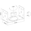 Laikiklis Multibrackets MB-9772 Speaker Mount 2pcs
