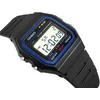 Vyriškas laikrodis Casio F-91W-1YER, Juodas