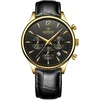 Giewont Chronograph Safyrinis Juodos ir Auksines Spalvos Vyriškas Laikrodis GW6310-A4