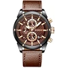 Vyriškas laikrodis Giewont Chronograph Safyro Juodas Rudas GW8810-A3