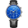 Vyriškas laikrodis Giewont Chronograph Safyro Juodas ir Mėlynas GW6310-A3