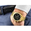 Vyriškas laikrodis Giewont Chronograph Safyro Auksinis Juodas GW9580-B4