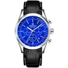 Vyriškas laikrodis Giewont Chronograph Safyro Sidabrinis Mėlynas GW7650-A3