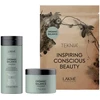 „Lakme Teknia“ kelioninis rinkinys „Organic Balance“: šampūnas, 100 ml + priemonės, 100 ml