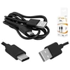 Lamex LX8427 USB - USB C tipo duomenų ir įkrovimo laidas 1,5 m / juodas