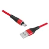 Lamex LTC PS USB - microUSB kabelis 1 m raudonos spalvos pintas kabelis