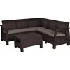 Lauko baldų komplektas Keter Sodo baldų komplektas Corfu Relax Set rudas 8711245158334