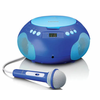 Grotuvas Trevi Lenco CD grotuvas with bluetooth and microphone mėlynas SCD-625BU