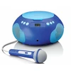 Grotuvas Trevi Lenco CD grotuvas with bluetooth and microphone mėlynas SCD-625BU
