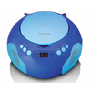 Grotuvas Trevi Lenco CD grotuvas with bluetooth and microphone mėlynas SCD-625BU