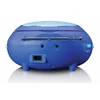 Grotuvas Trevi Lenco CD grotuvas with bluetooth and microphone mėlynas SCD-625BU