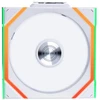 Lian Li UNI FAN SL-INF Wireless korpuso ventiliatorius, ARGB, PWM – Reverse Blade, 120mm, baltos spalvos