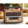 Radio LTC Radio przenośne ELMA RETRO Bluetooth USB latarka