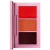 MAC From Harris With Love Lip Palette Roman Revelation: Bright Oranžinis (Matte) + No Place Like LA: Warm Nude (Amplified) + London Grind: Deep violetinė (Amplified), 3 g