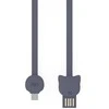 Kabelis USB maoxin USB-A - 1 m Pilka (MAX-VI-CS-1M-GR)