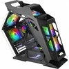 Mars Gaming MC61 Kompiuterio dėklas M-ATX / 4x FAN / ARGB Chroma