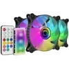„Mars Gaming MF-3DKIT Infinity Mirror ARGB“ 120 mm nuotolinio valdymo kompiuterio aušintuvo rinkinys