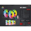 „Mars Gaming MF-3DKIT Infinity Mirror ARGB“ 120 mm nuotolinio valdymo kompiuterio aušintuvo rinkinys