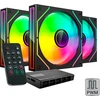 tacens Mars Gaming MF3DPROKIT computer cooling system Kompiuterio dėklas Fan 12 cm Juodas