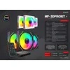 „Mars Gaming MF3DPROKITW ARGB“ 120 mm nuotolinio valdymo kompiuterio aušintuvo rinkinys