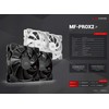 Mars Gaming MFPROX2W 2x 120 mm kompiuterio korpuso ventiliatorius