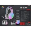 „Mars Gaming MH-GLOW RGB Chroma Flow“ žaidimų ausinės, 3,5 mm / USB