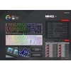 Klaviatūra Mars Gaming Mars Gaming MK422WRUS Mechaninė klaviatūra žaidimams RGB / Raudona Switch / US