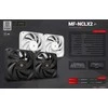 Mars Gaming MNCLX2W PWM ventiliatoriaus komplektas 2x 120mm / FDB