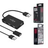Maxlife Home Office USB 2.0 šakotuvas USB – 4x USB 0,15 m juodas + laidas 1,5 m