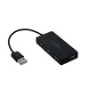 Maxlife Home Office USB 2.0 šakotuvas USB – 4x USB 0,15 m juodas + laidas 1,5 m