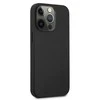 Mercedes Benz Apple iPhone 13 Pro Mercedes AMG dėklas odinis Hot Stamped (AMHCP13LDOLBK) juodos spalvos