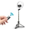 „Mocco 4in1“ universali asmenukių lazda su 3 tonų LED lempute / trikojo stovu / „Bluetooth“ nuotolinio valdymo pulteliu