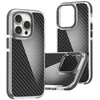 Dėklas Mocco Acrylic Carbon Back Case for Apple iPhone 16e