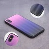 Dėklas Mocco Aurora Glass Silicone Back Case for Apple iPhone 6 Plus / 6S Plus Rožinė - Juodas