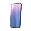 „Mocco Aurora“ stiklinis silikoninis dėklas, skirtas Apple iPhone XS Max, rudas - Juodas