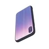 „Mocco Aurora“ stiklinis silikoninis dėklas, skirtas Apple iPhone XS Max, rudas - Juodas
